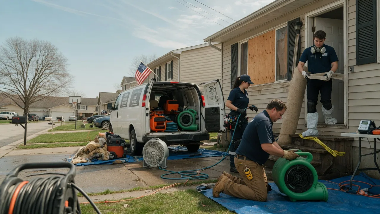 Water Damage Restoration in East Springfield, OH near me